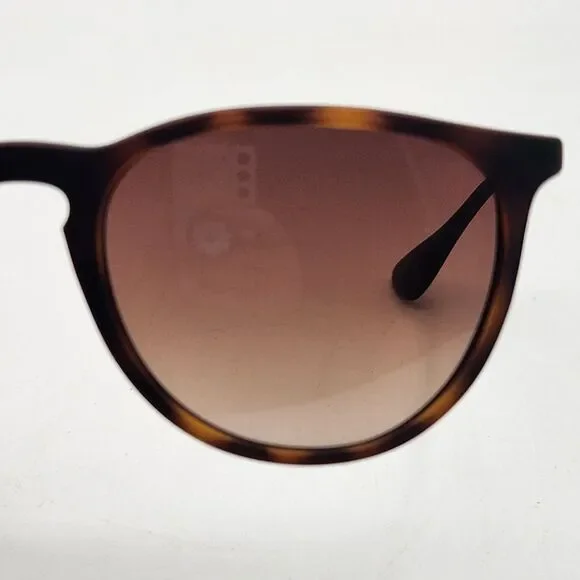 Ray-Ban Sunglasses RB4171 Erika Rubber Havana Brown Gradient Dark Brown Lens - Picture 14 of 16